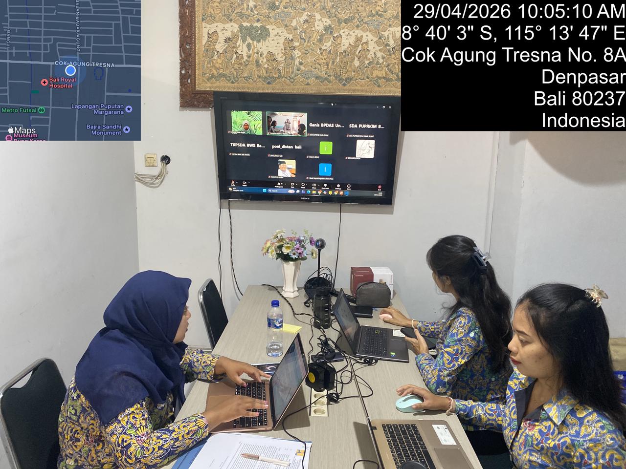 Dokumentasi Rapat Koordinasi SIH3 Wilayah Sungai Bali Penida
